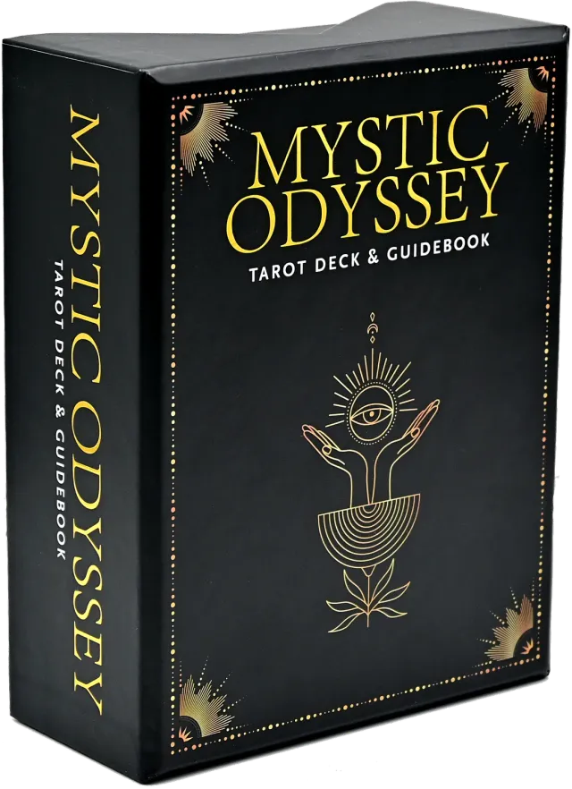 Peter Pauper Press Mystic Odyssey tarotkort 78 kort svart