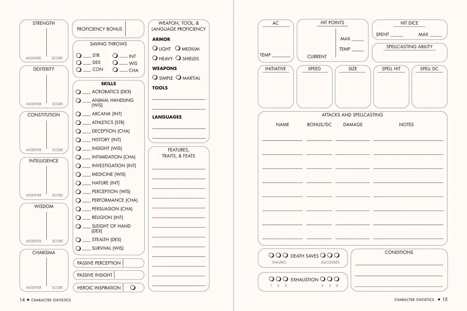 Peter Pauper Press RPG Campaign Journal kampanjedagbok 5E