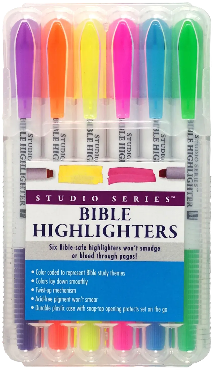 Peter Pauper Press Bible highlighters 6 stk voks