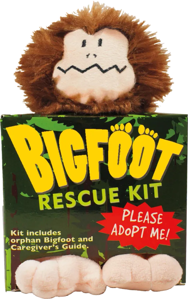 Peter Pauper Press Bigfoot Rescue Kit plysj gaveeske