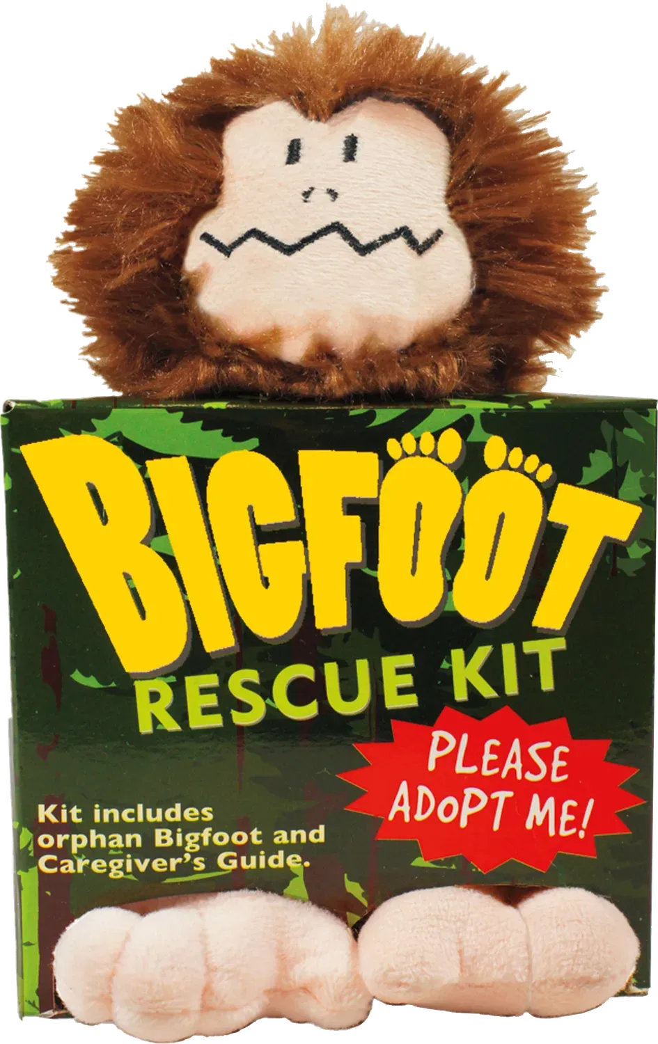 Peter Pauper Press Bigfoot Rescue Kit plysj gaveeske
