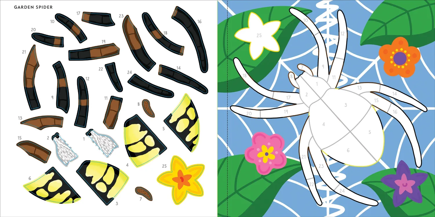 Peter Pauper Press Butterflies & Bugs klistremerkebok barn