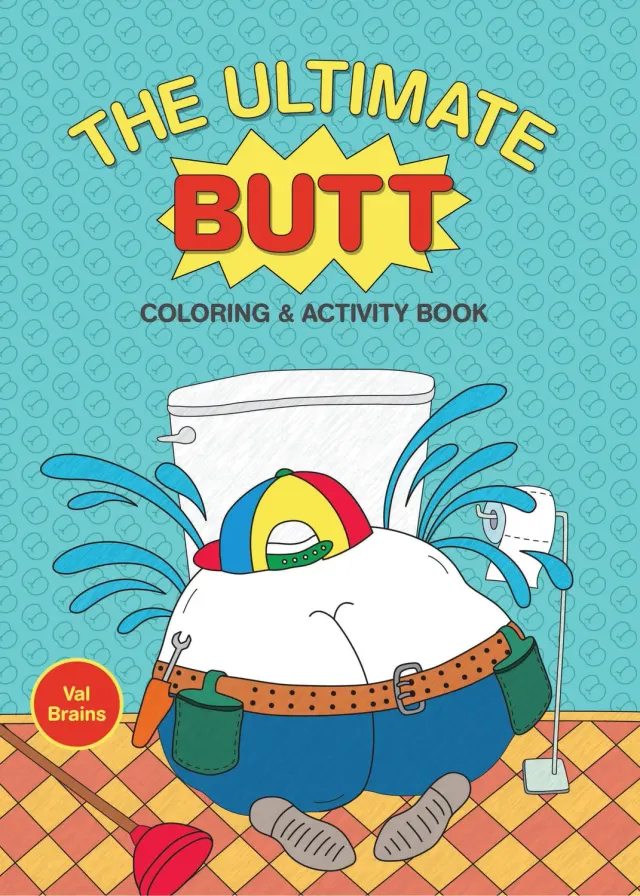 Chronicle Books Ultimate Butt fargeleggingsbok aktivitetsbok