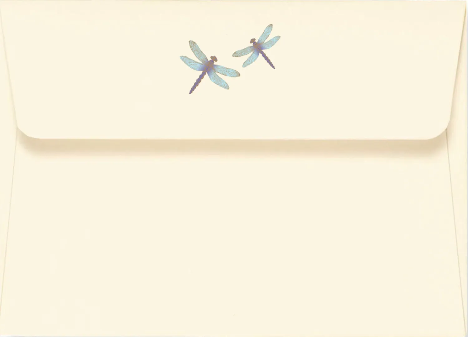Peter Pauper Press Blue Dragonfly brevpapirsett 30 ark gull
