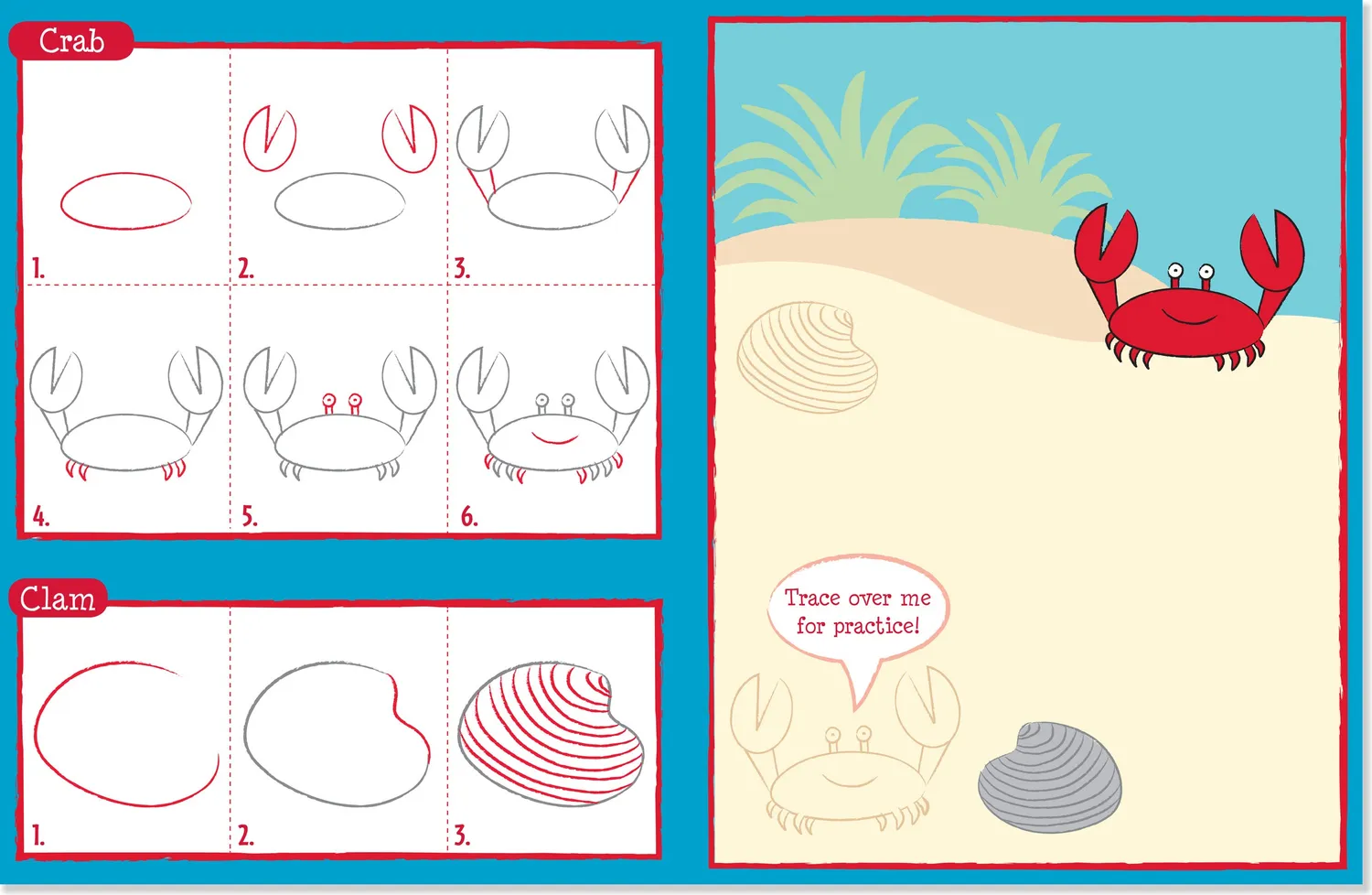 Peter Pauper Press Learn To Draw Ocean Wonders tegnebok