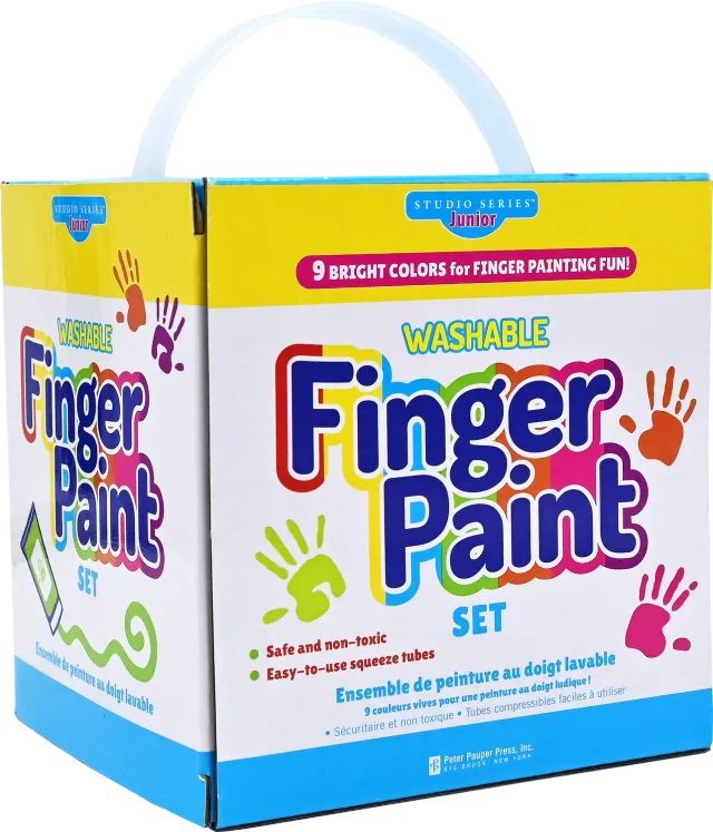 Studio Series Junior fingermaling 9 farger vaskbar