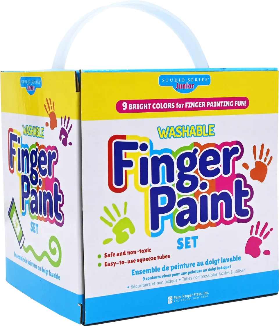 Studio Series Junior fingermaling 9 farger vaskbar