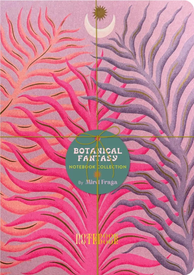 Chronicle Books Botanical Fantasy notatboksett 3-pakk neon