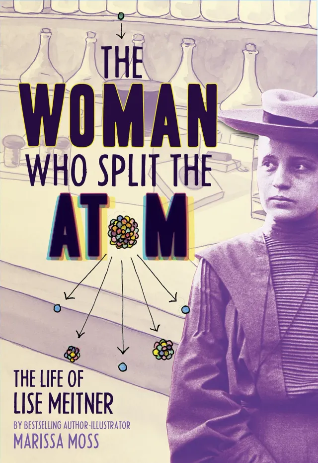 Abrams Woman Who Split Atom innbundet ungdomsbok