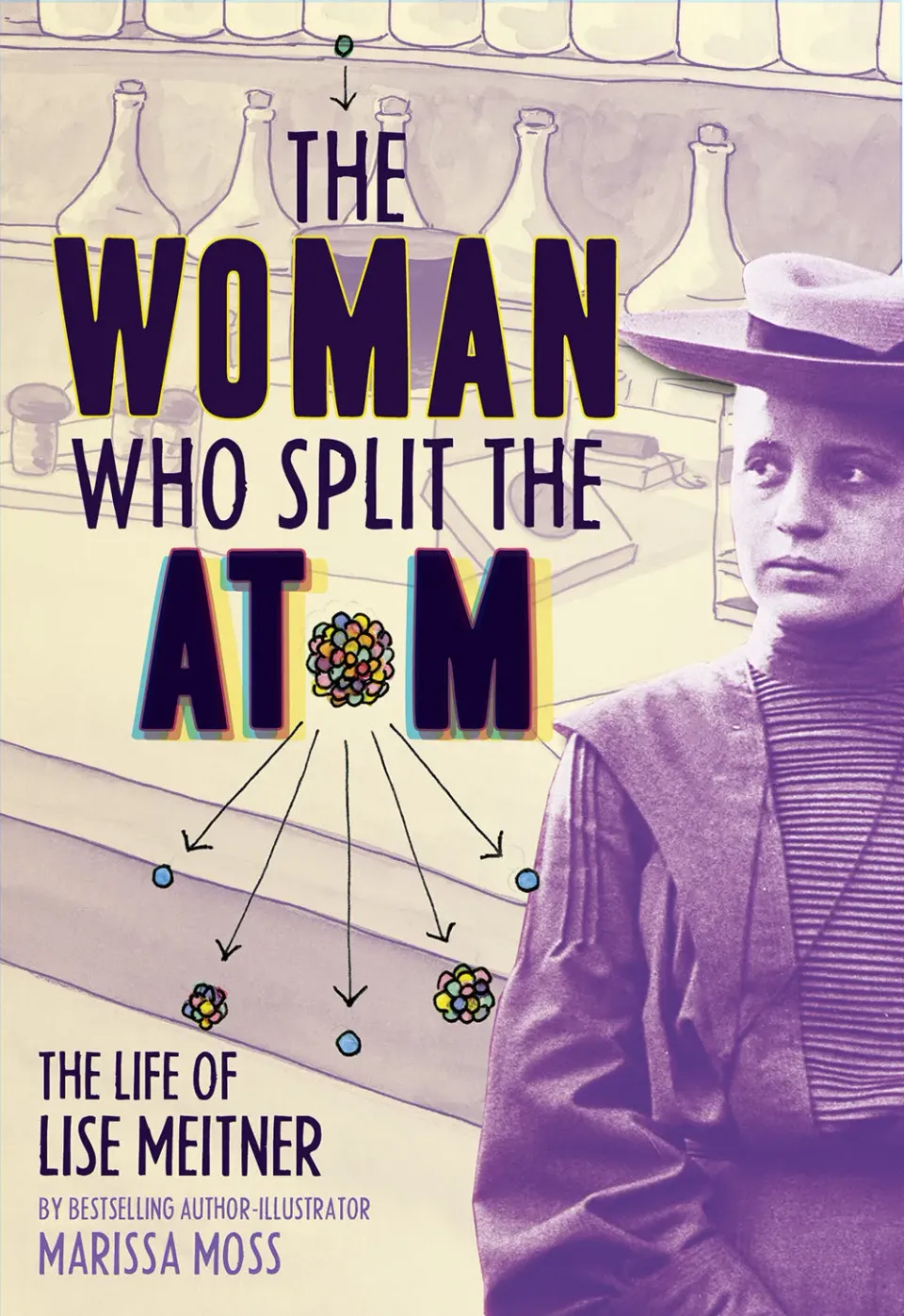 Abrams Woman Who Split Atom innbundet ungdomsbok