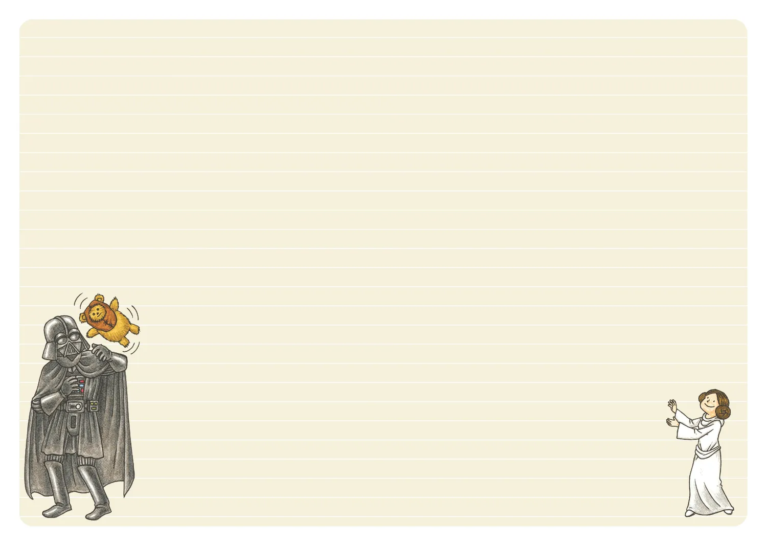 Chronicle Books Vader's Little Princess notatbok flexi