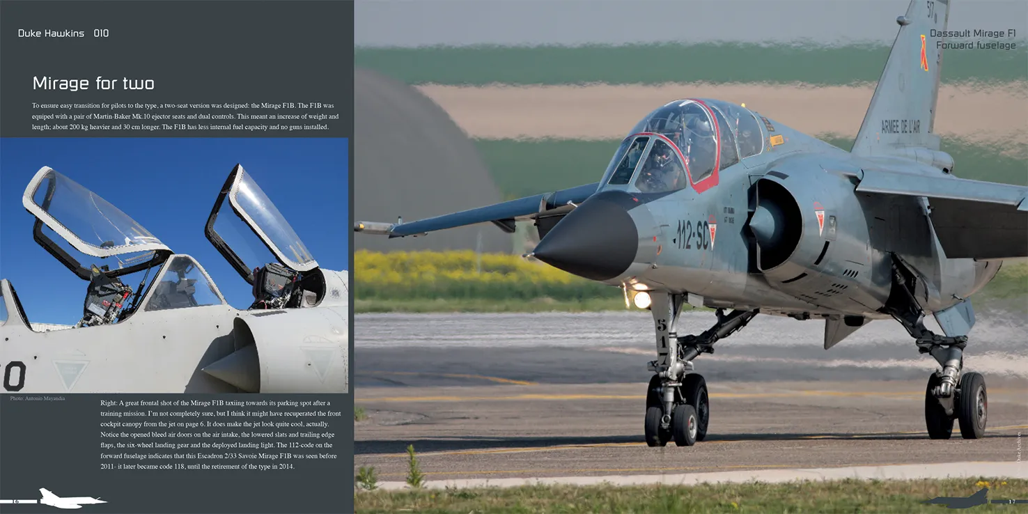 Duke Hawkins Mirage F1 bok 84 sider