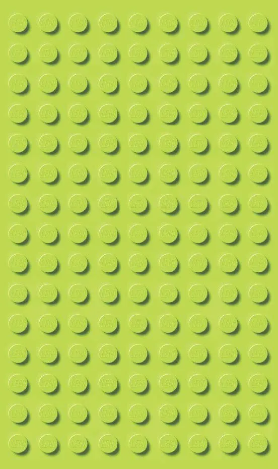 Abrams & Chronicle Books LEGO Note Brick notatblokk blågrønn