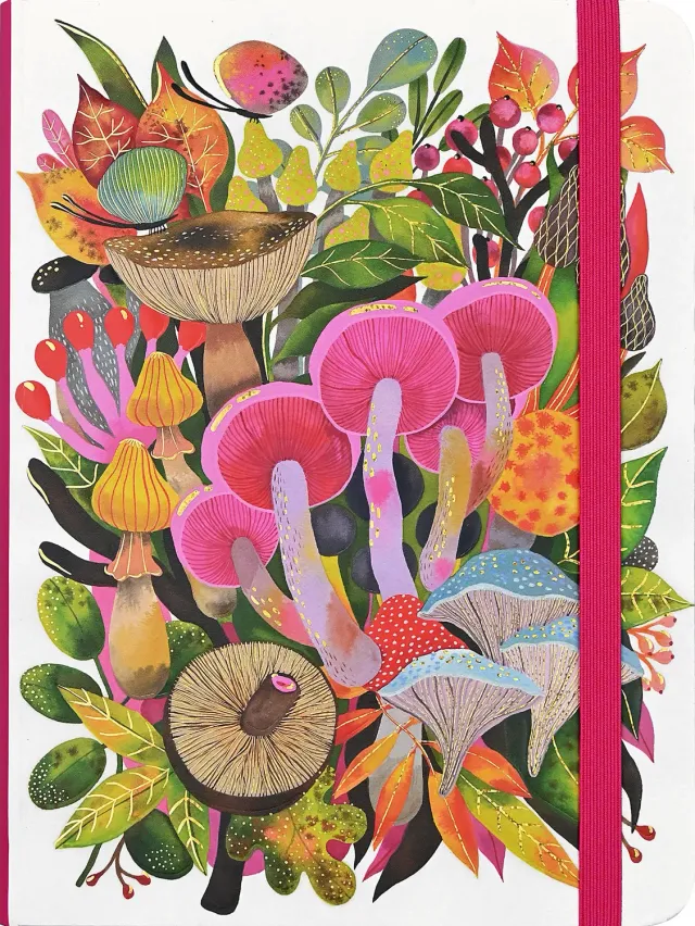 Peter Pauper Press Mushroom Medley Journal notatbok sopp
