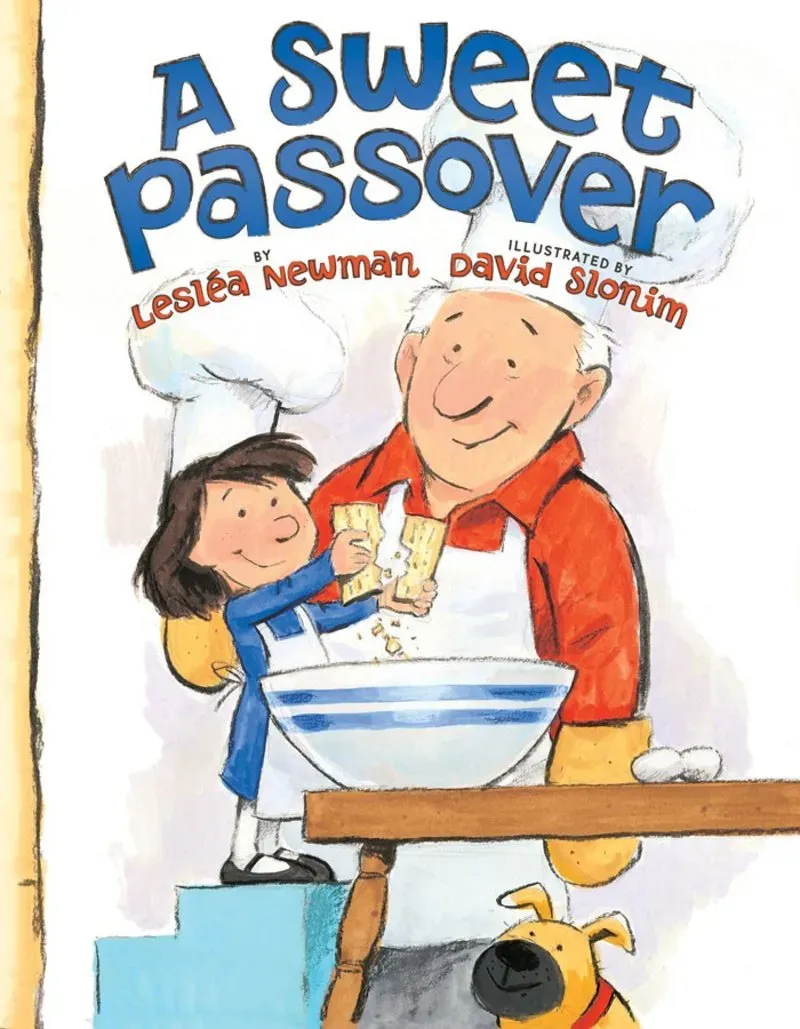 Abrams A Sweet Passover barnebok innbundet matzah brei