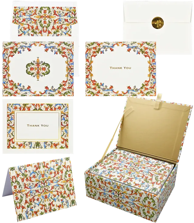 Peter Pauper Press Florentine Arabesque notatkort 20 stk