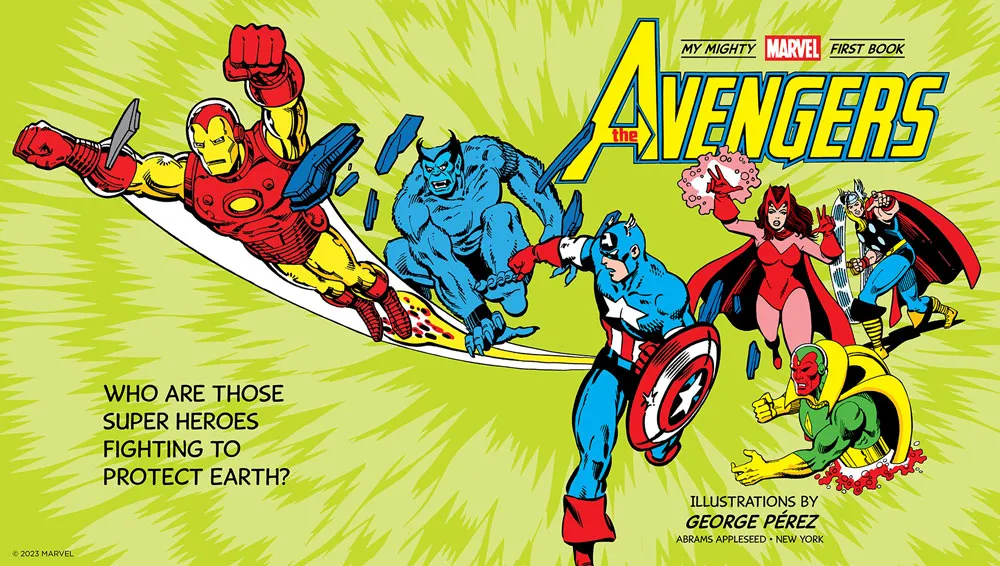 My Mighty Marvel Avengers pappbok småbarn helter