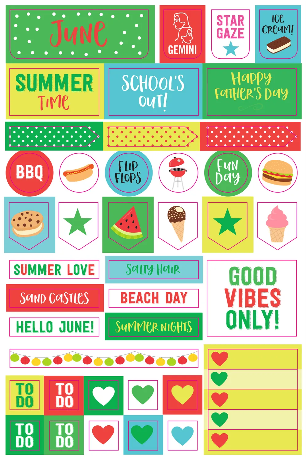 Peter Pauper Essentials Month By Month planleggerklistremerker