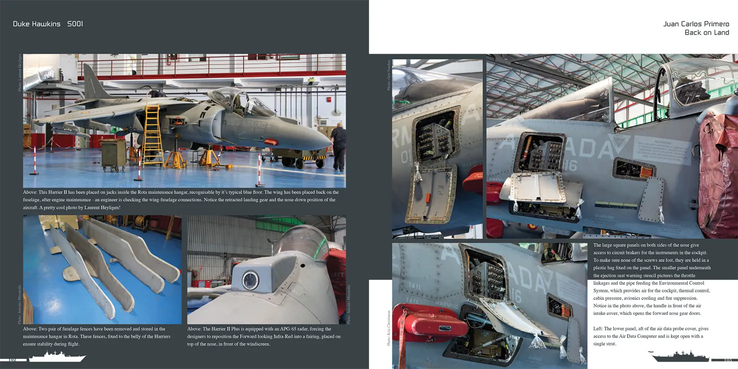 Duke Hawkins Aircraft Carrier Juan Carlos I bok hangarskip