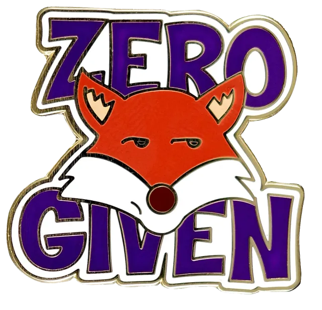 Peter Pauper Press Zero Fox Given emaljenål rev gaveeske