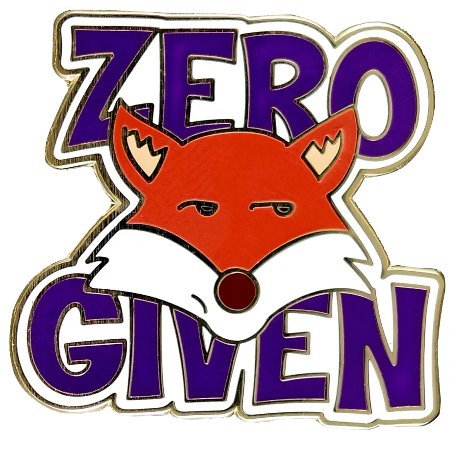 Peter Pauper Press Zero Fox Given emaljenål rev gaveeske