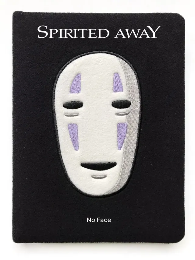 Chronicle Books Spirited Away No Face plysjnotatbok linjert