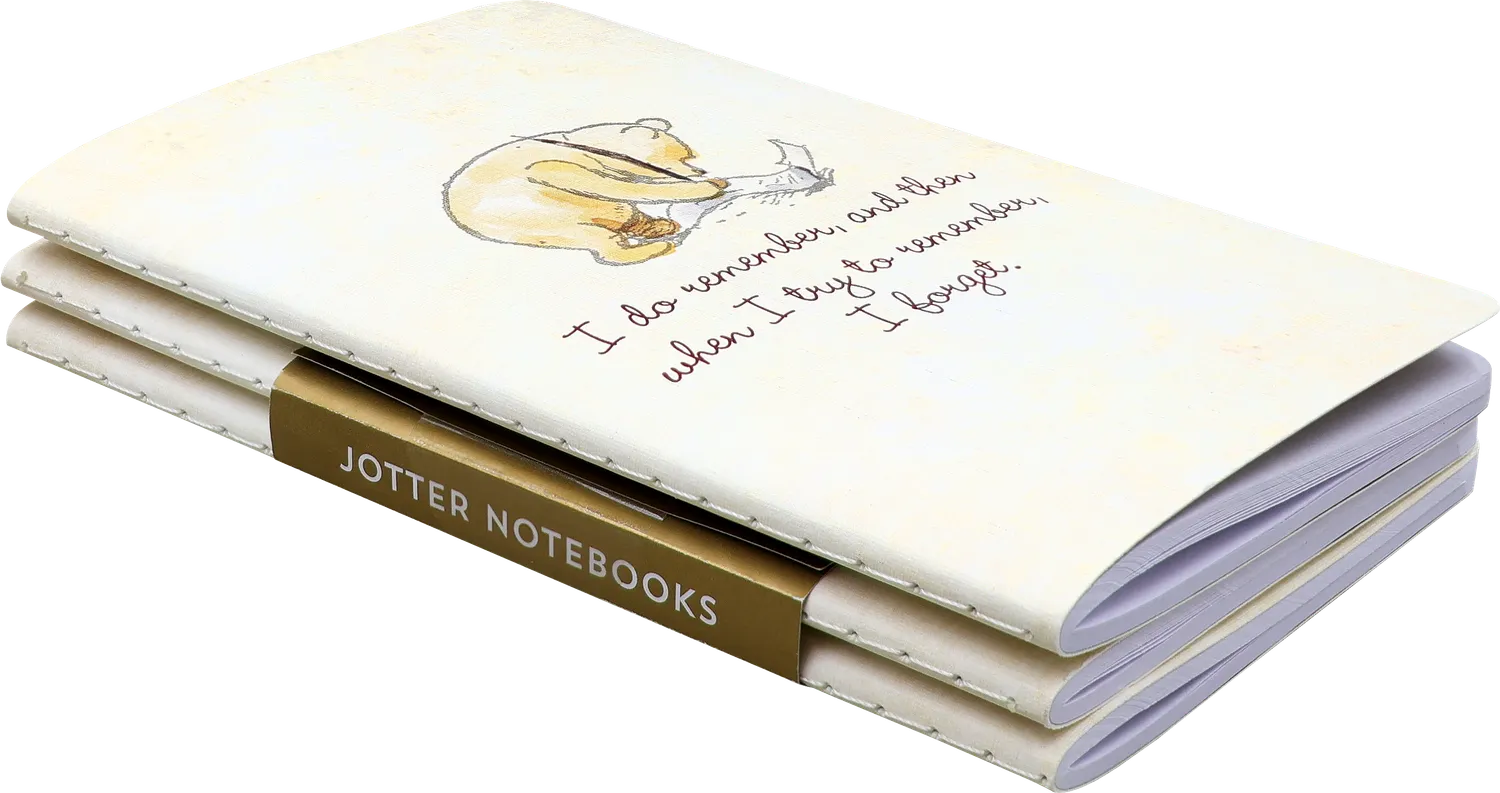 Peter Pauper Press Winnie-the-Pooh notatbok 3 stk mini