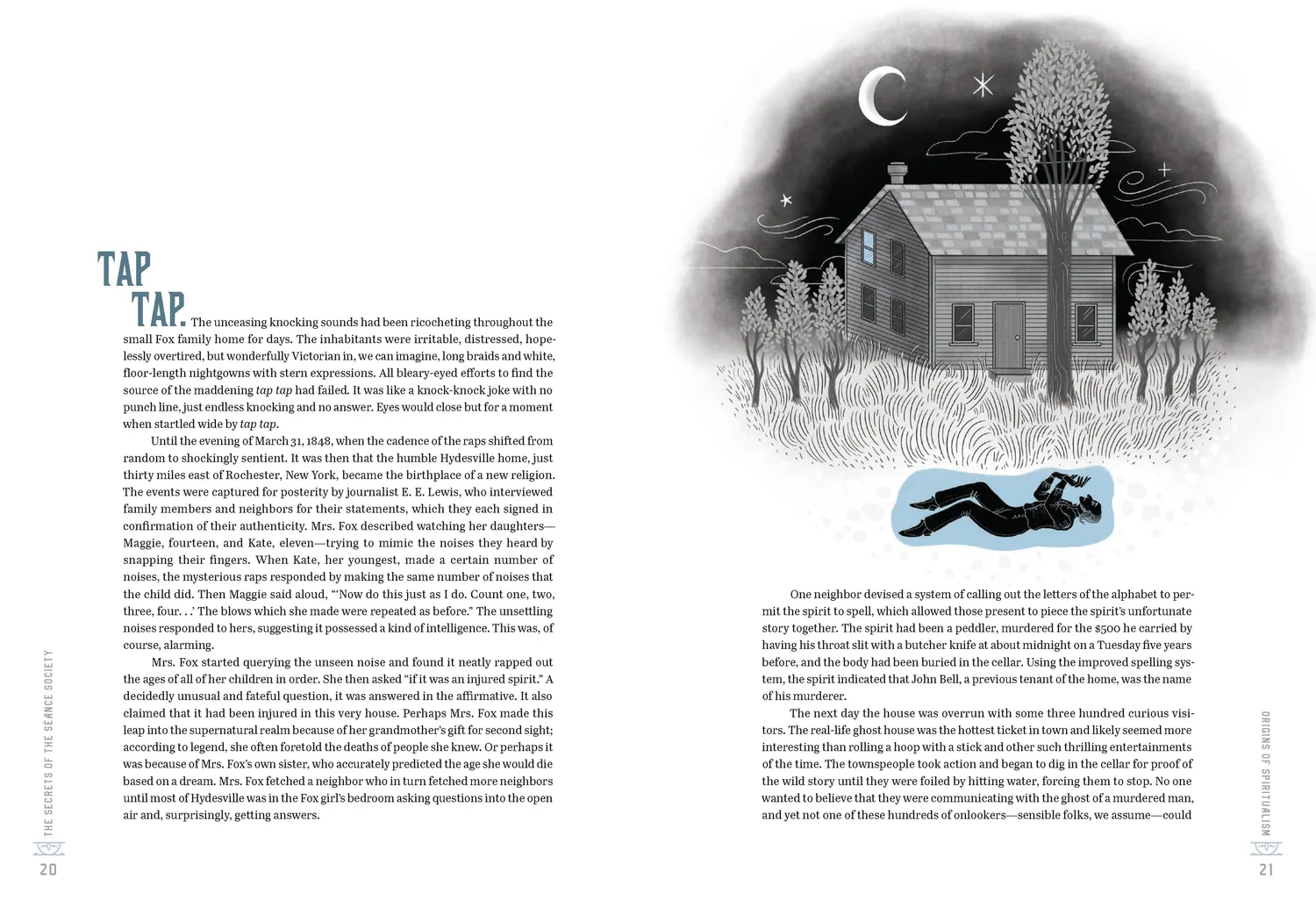 Chronicle Books The Secrets of the Séance Society innbundet bok illustrert