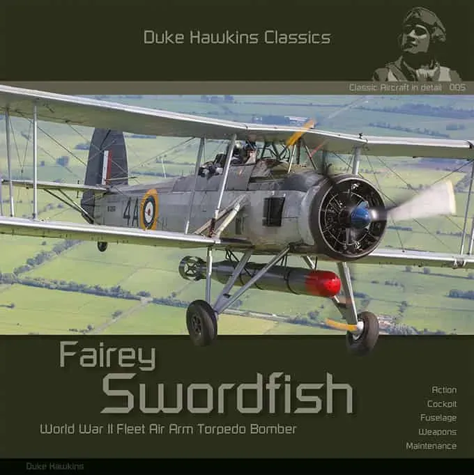 Duke Hawkins Fairey Swordfish bok 116 sider detaljfoto