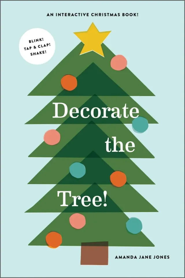 Decorate the Tree interaktiv julebok innbundet Amanda Jones