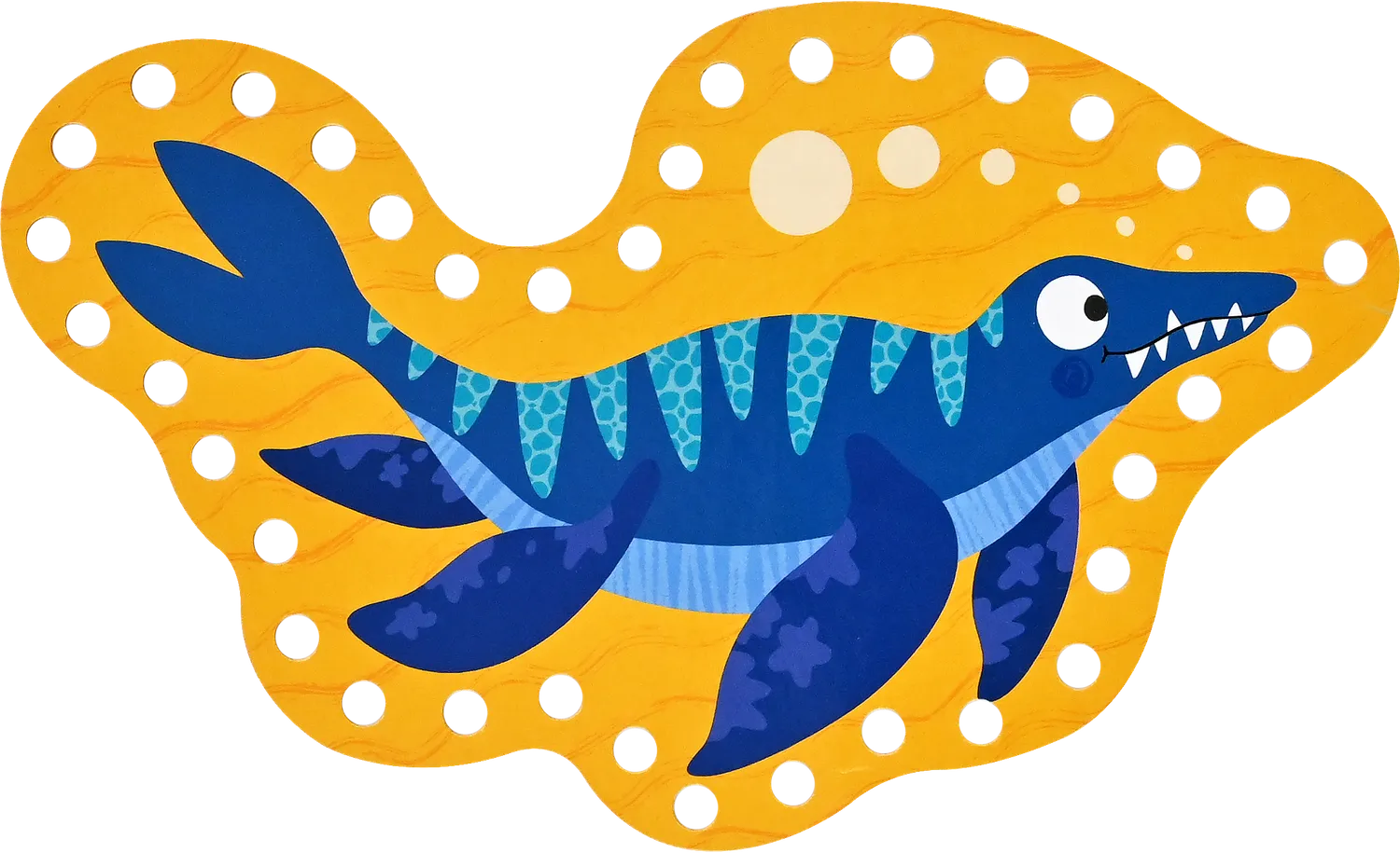 Peter Pauper Press Dinosaurs lissesett 6 kort med snor