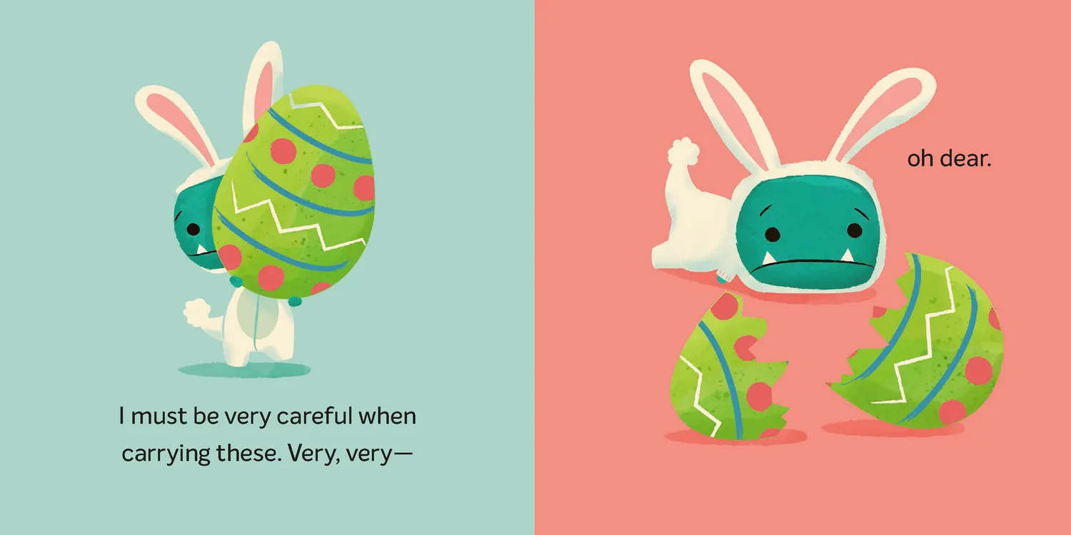Chronicle Books Tiny T Rex Itty-Bitty Bun-Bun kartonbok påske