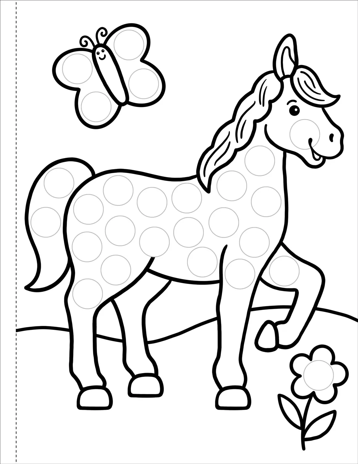 Peter Pauper Press My First Dot Markers fargeleggingsbok dyr