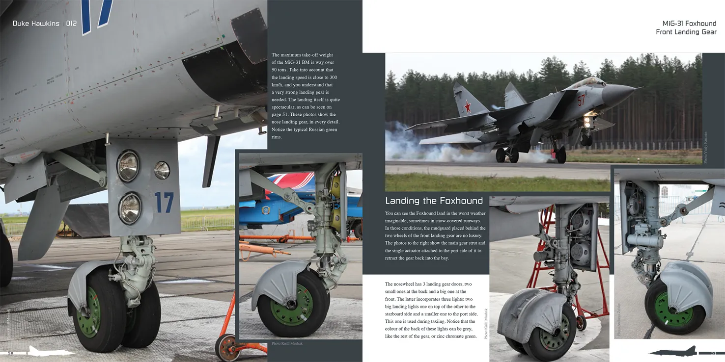 Duke Hawkins MiG-31 Foxhound bok nærbilder