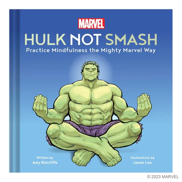 Marvel Hulk Not Smash mindfulnessbok innbundet