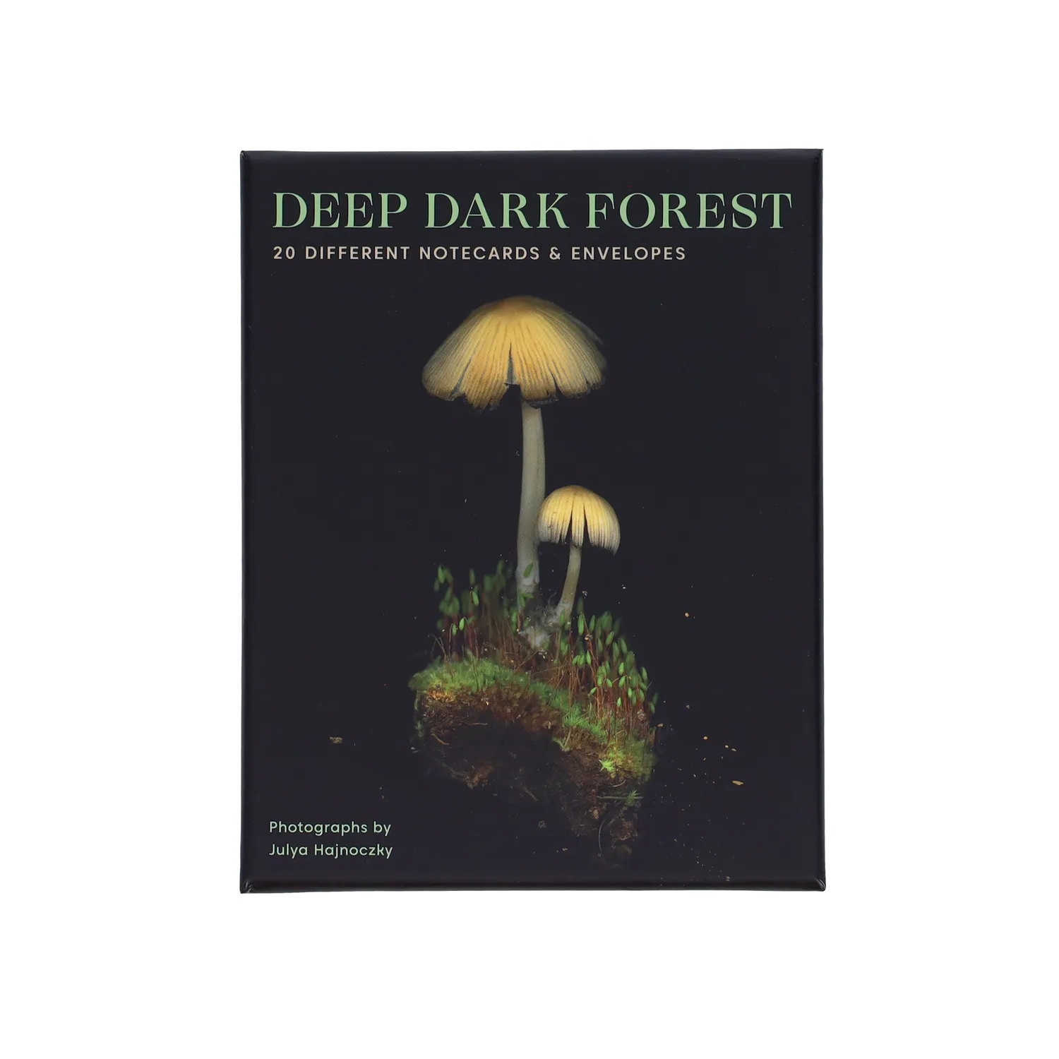Chronicle Books Deep Dark Forest Notes kortsett 20 stk sopp