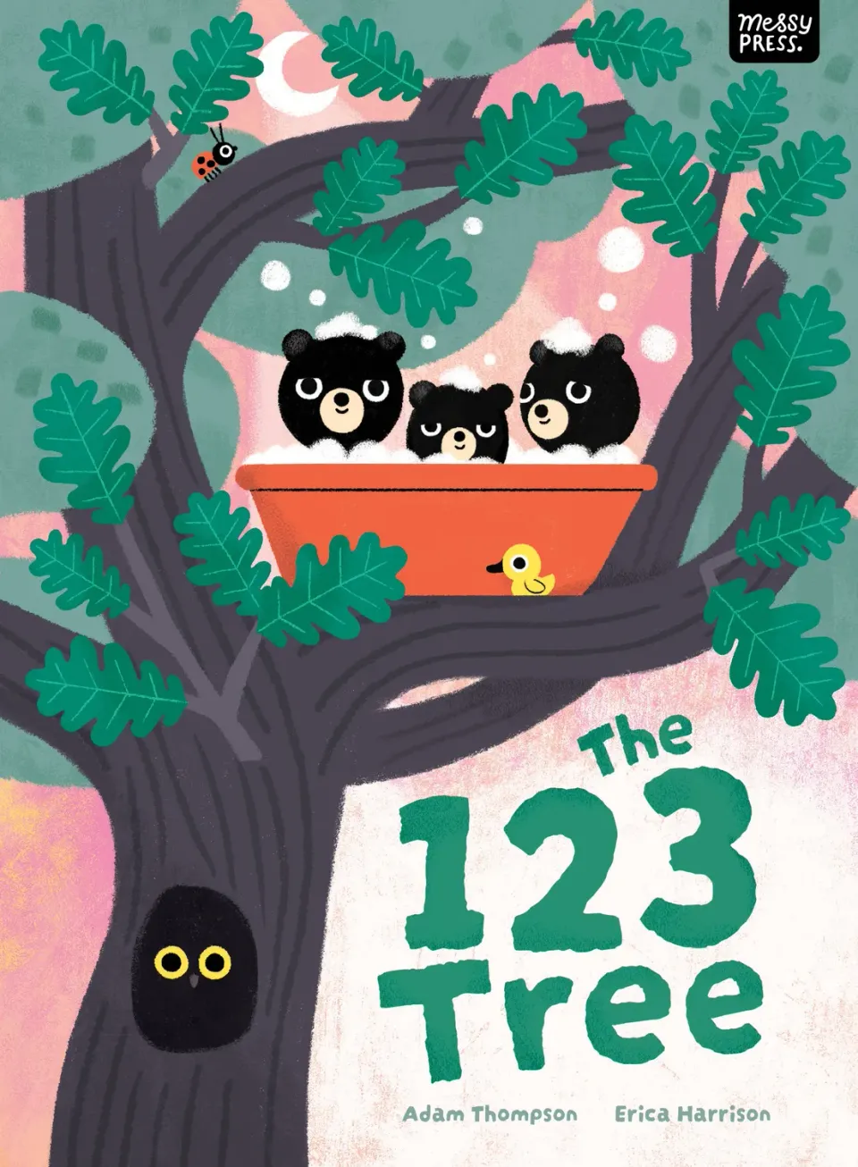 Messy Press The 123 Tree pappbok tellebok leggetid