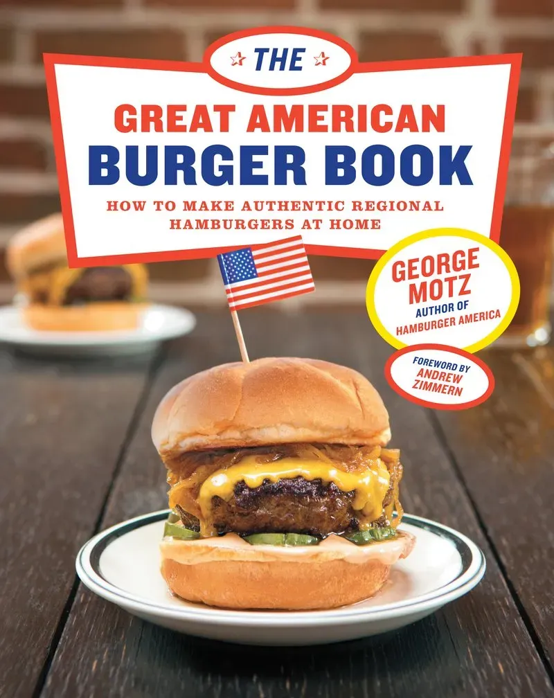 Abrams The Great American Burger Book kokebok innbundet