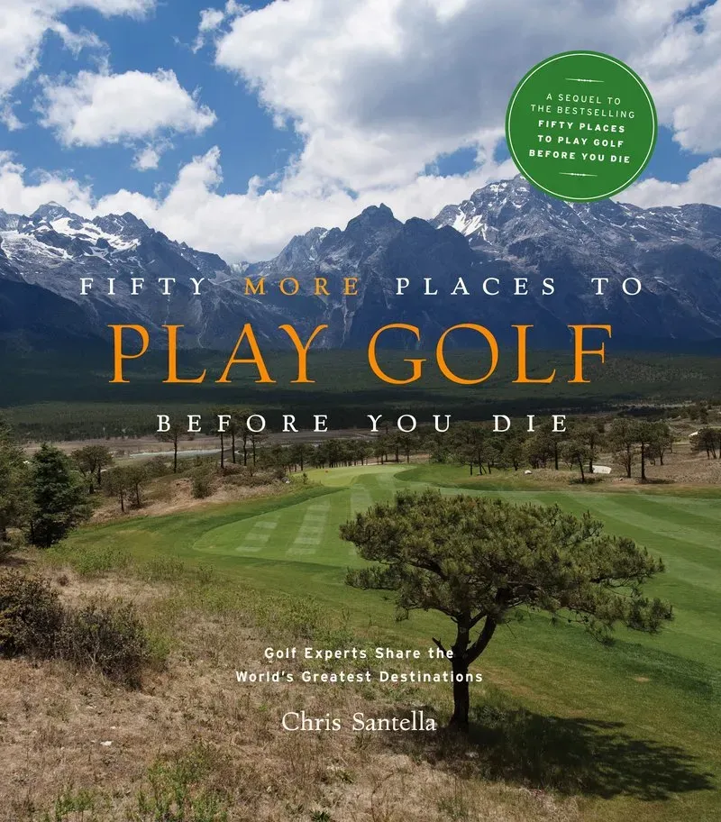 Abrams and Chronicle Fifty More Places Golf golfbok innbundet