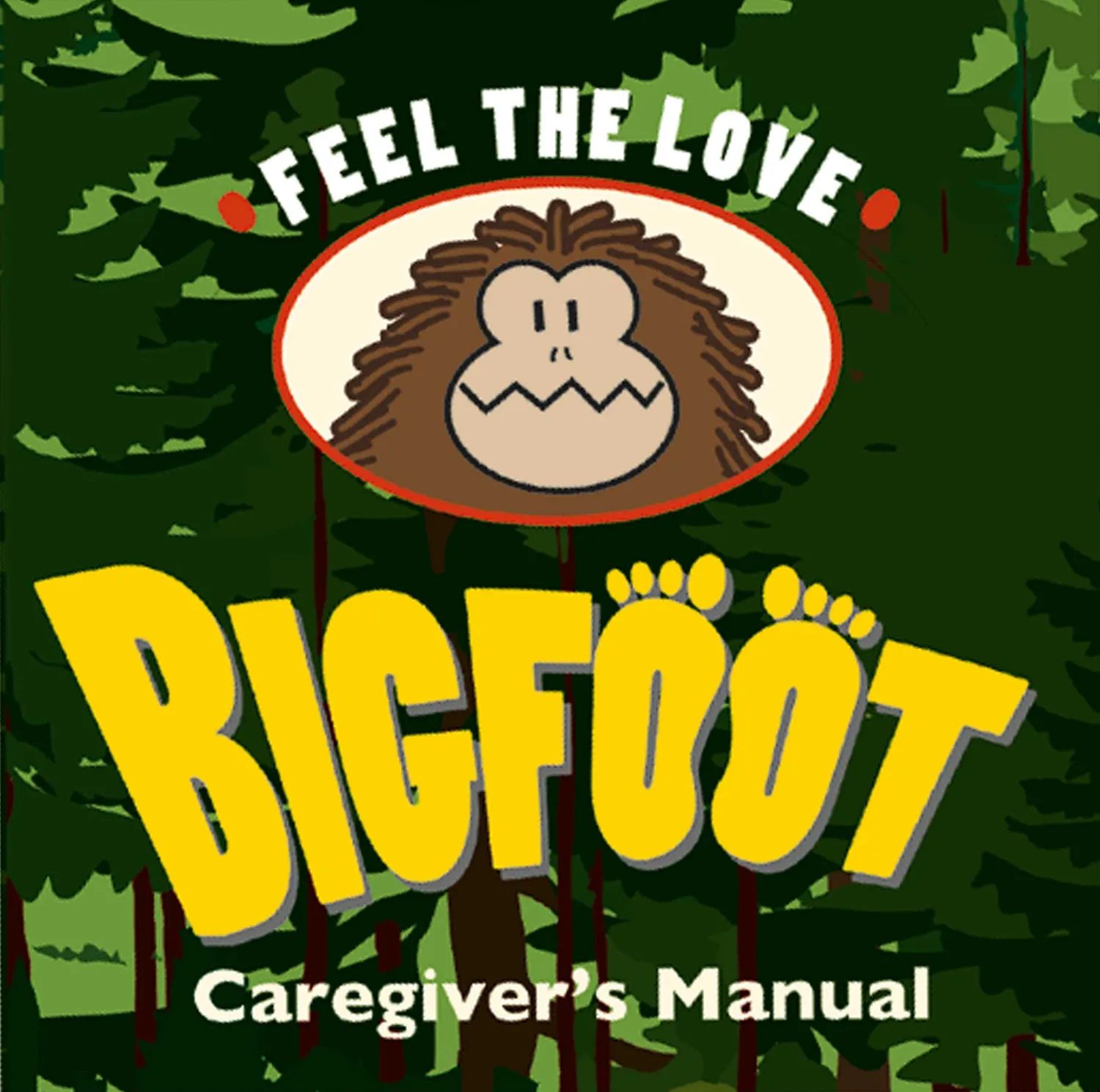 Peter Pauper Press Bigfoot Rescue Kit plysj gaveeske