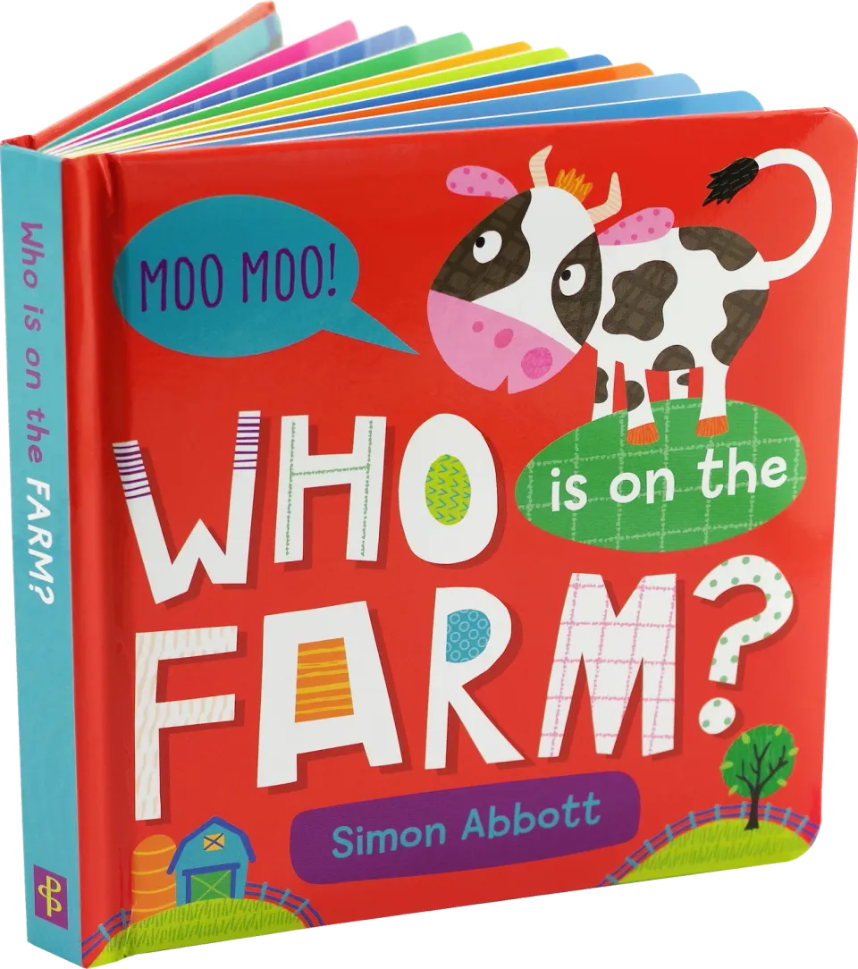 Peter Pauper Press Who is on the Farm pappbok 20 sider