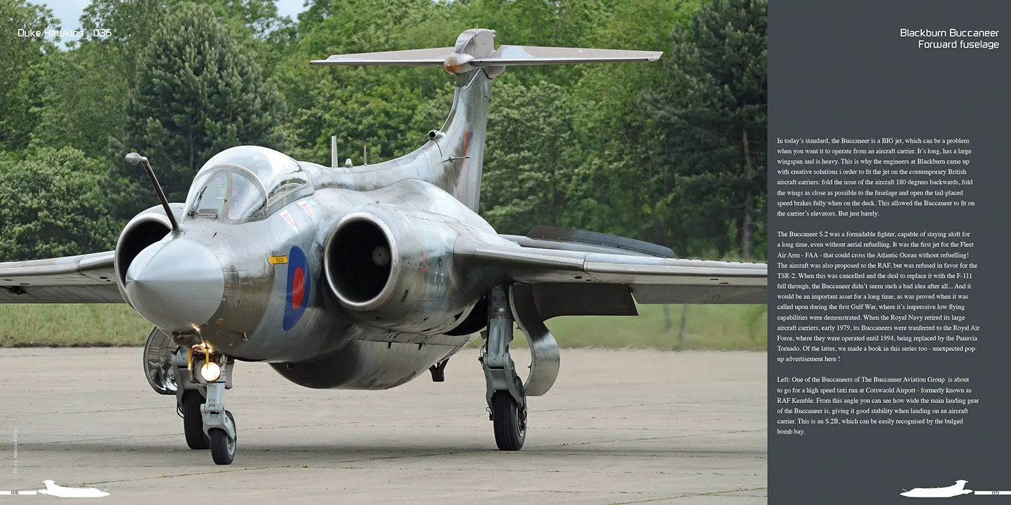 Duke Hawkins Blackburn Buccaneer bok for modellbyggere