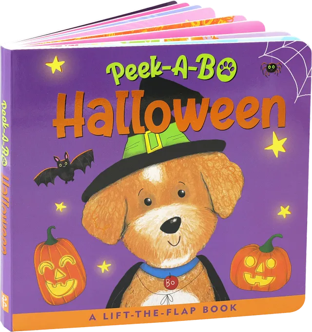 Peter Pauper Press Peek-A-Bo Halloween klaffebok 16 sider