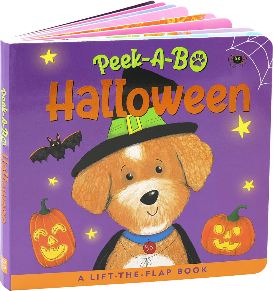 Peter Pauper Press Peek-A-Bo Halloween klaffebok 16 sider