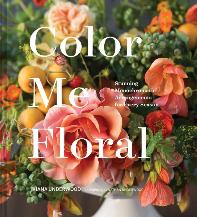 Abrams Color Me Floral blomsterbok innbundet monokrom