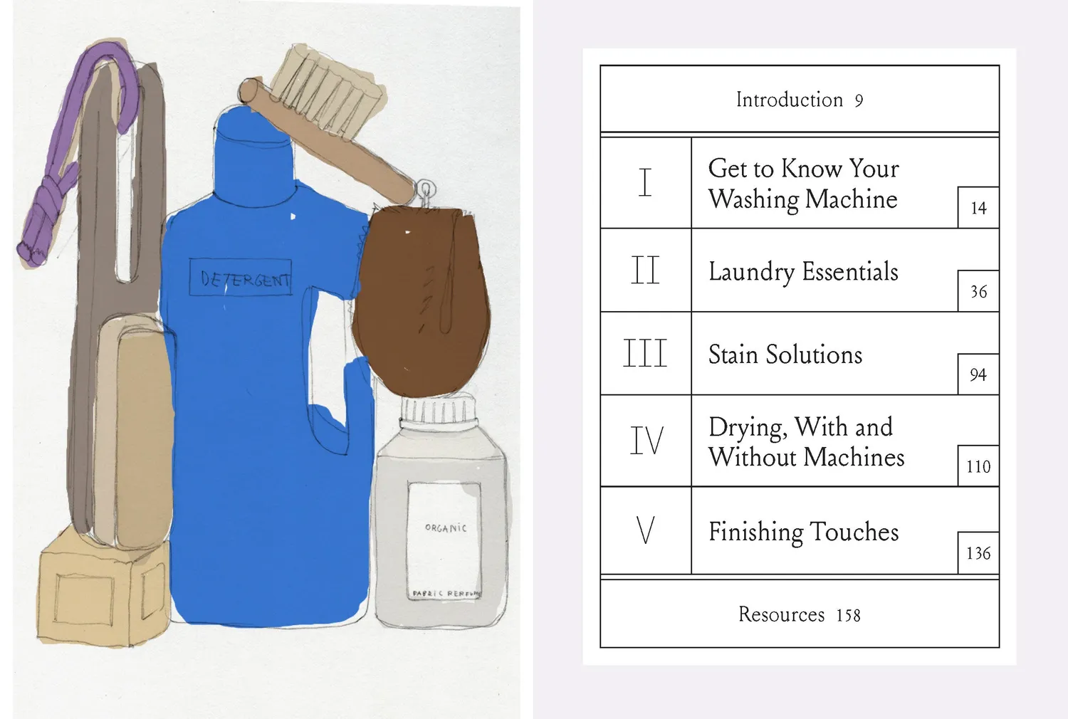 Petite Housekeeping Laundry klesvask guide innbundet engelsk