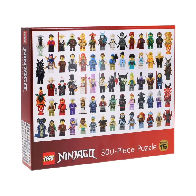 Abrams and Chronicle LEGO NINJAGO puslespill 500 brikker jubileum