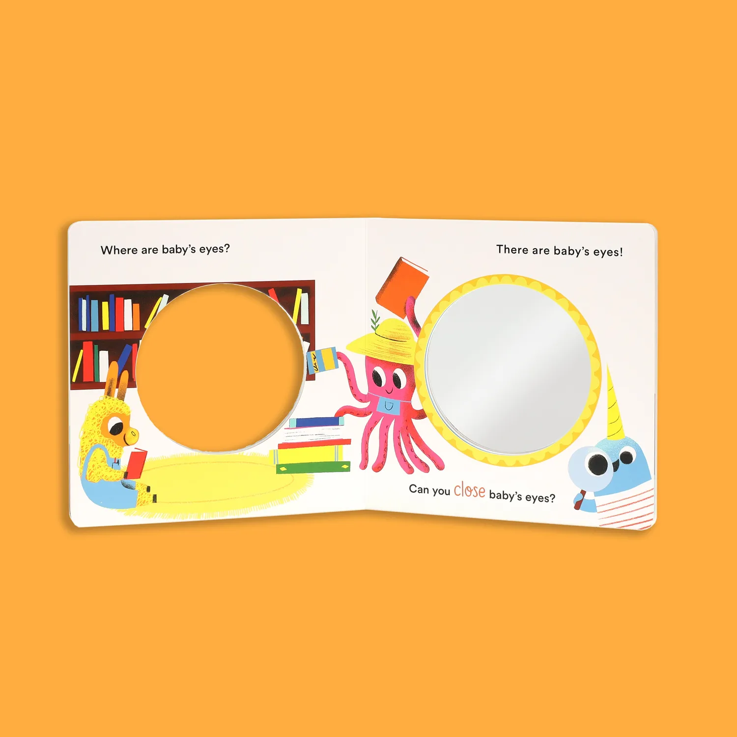 Abrams & Chronicle Books Beginning Baby Smile Baby pekebok speil