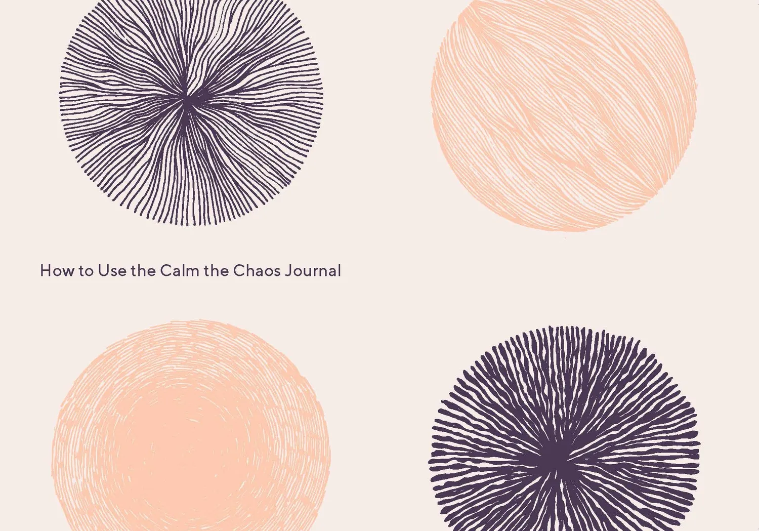 Abrams Calm the Chaos Journal dagbok ro