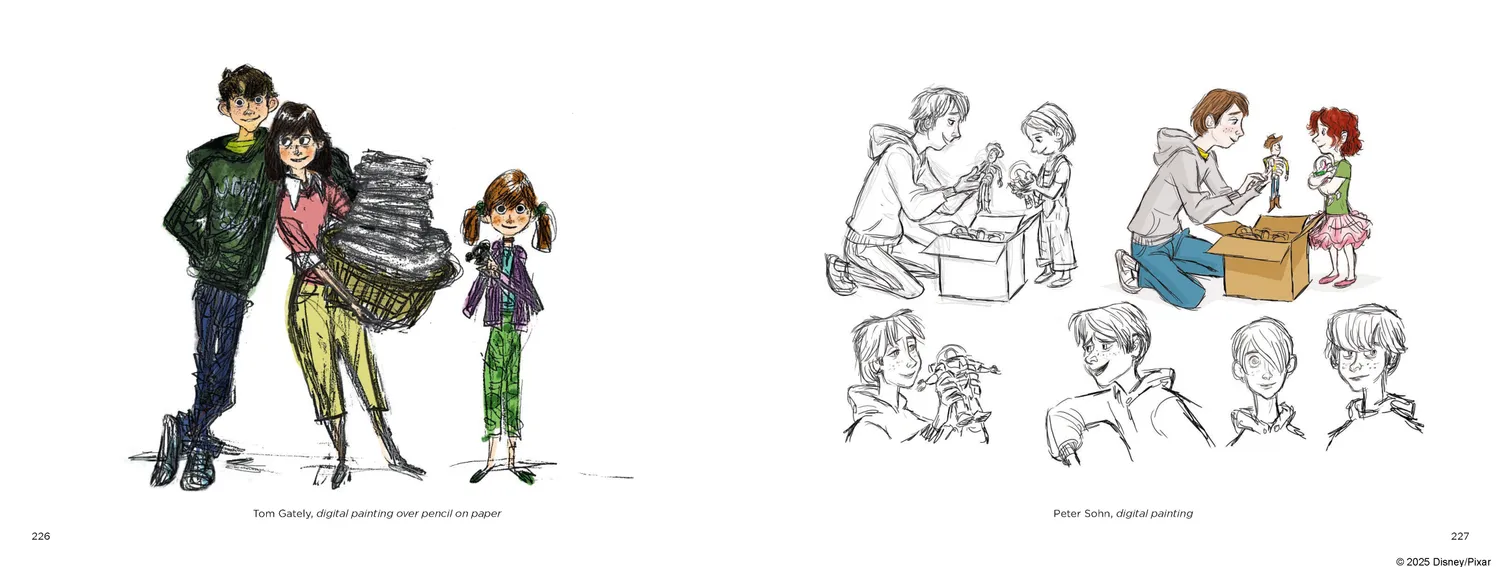 Disney Pixar The Color of Toy Story bok innbundet jubileum